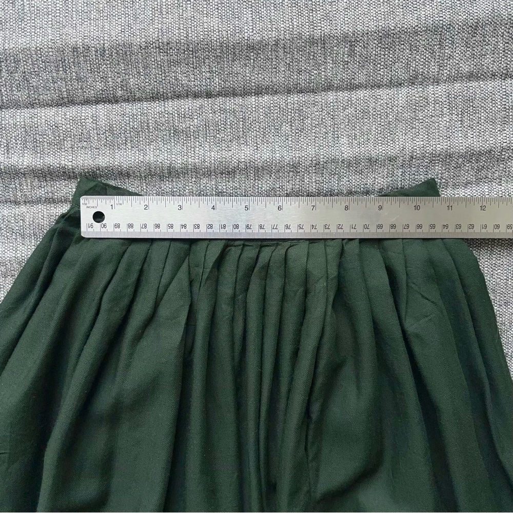 Vintage Ralph Lauren Collection 100% Wool Pheasant Maxi Skirt Size 4 Runway - Picture 14 of 16